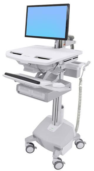 Ergotron SV44-12A2-C STYLEVIEW CART WITH LCD ARM 