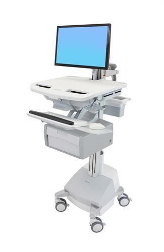 Ergotron SV44-12B1-2 STYLEVIEW CART WITH LCD ARM 