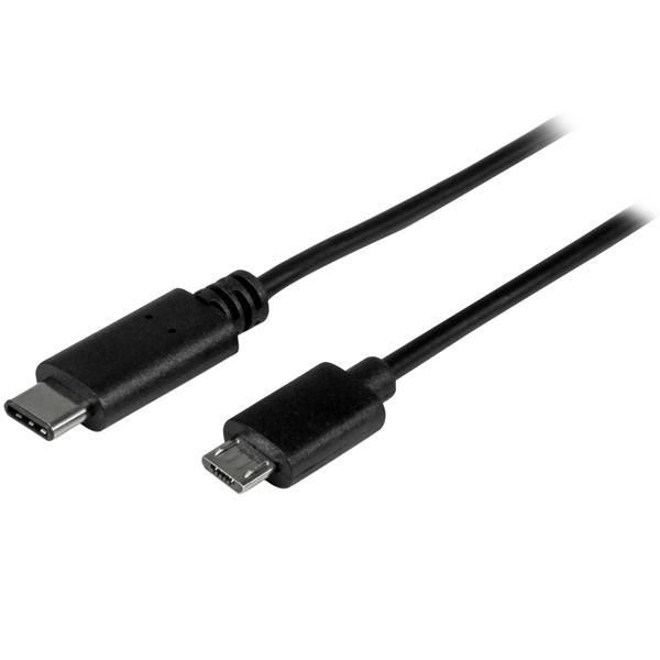 STARTECH.COM 0.5m USB-C Micro-B Kabel - USB 2.0 - USB-C zu Micro USB Ladekabel - Thunderbolt 3 kompa