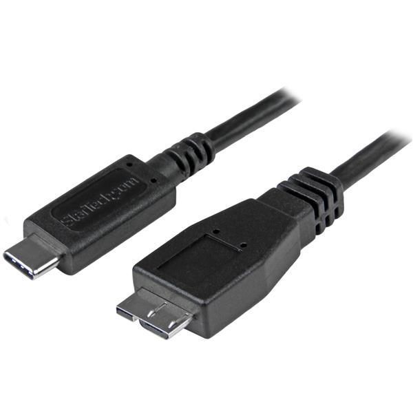 STARTECH.COM 1m USB 3.1 USB-C auf USB Micro B Kabel - USB 3.1 Typ C zu Micro-B Anschlusskabel