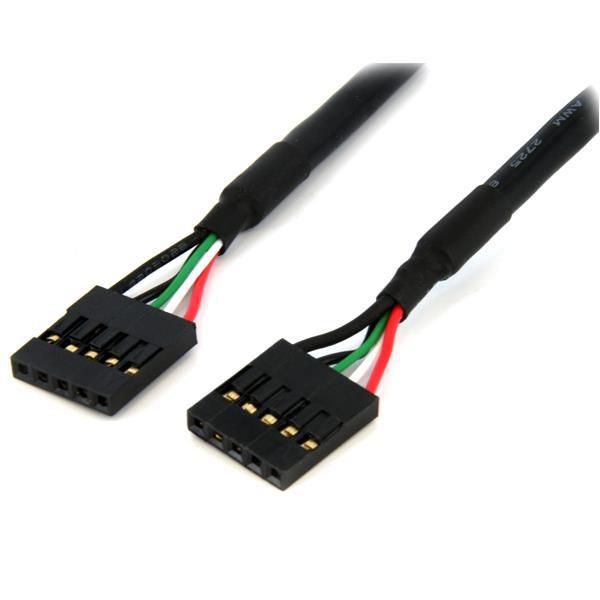 STARTECH.COM 45 cm internes 5pin USB IDC Mainboard Header Kabel - Buchse/Buchse - Pinheader Kabel 5-