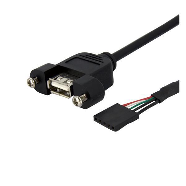 StarTechcom USBPNLAFHD1 PANEL MOUNT USB CABLE 