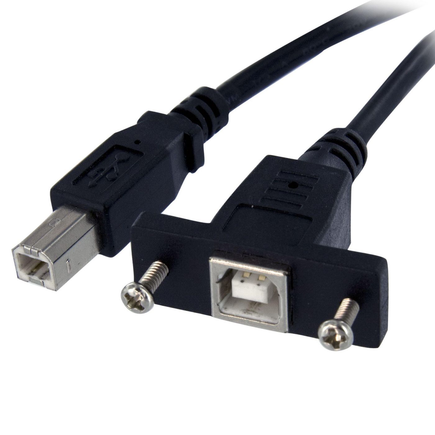 StarTechcom USBPNLBFBM1 1FT USB 2.0 PANEL MOUNT CABLE 