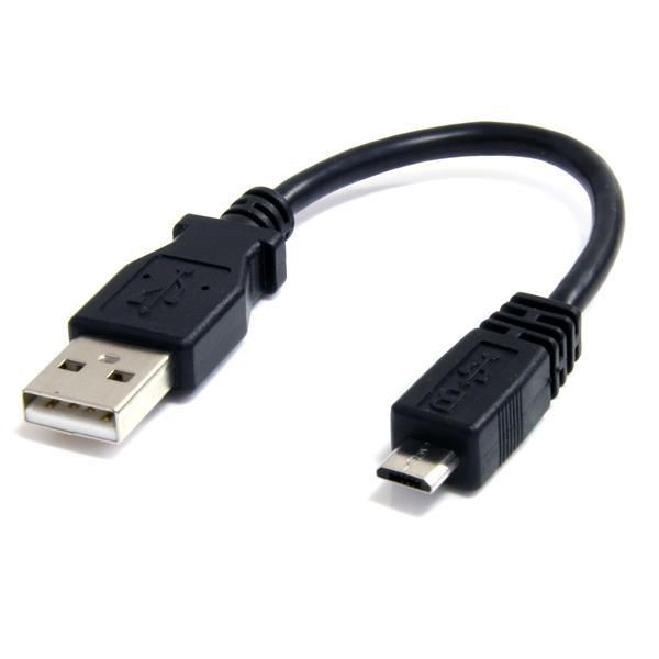 STARTECH.COM 15cm USB 2.0 auf Micro USB Kabel - A auf Micro B Datenkabel - Stecker/Stecker