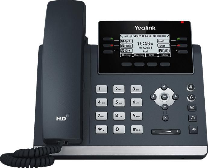 Yealink SIP-T42U W126270007 T42U IP Phone No PSU 