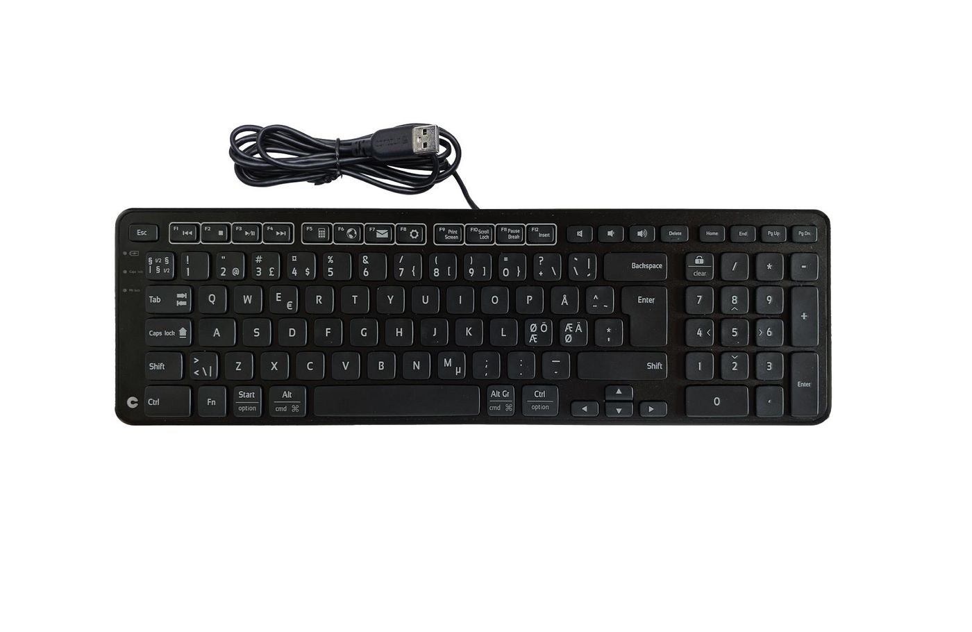 Contour 102105 W128187182 Balance Keyboard BK Wired-PN 