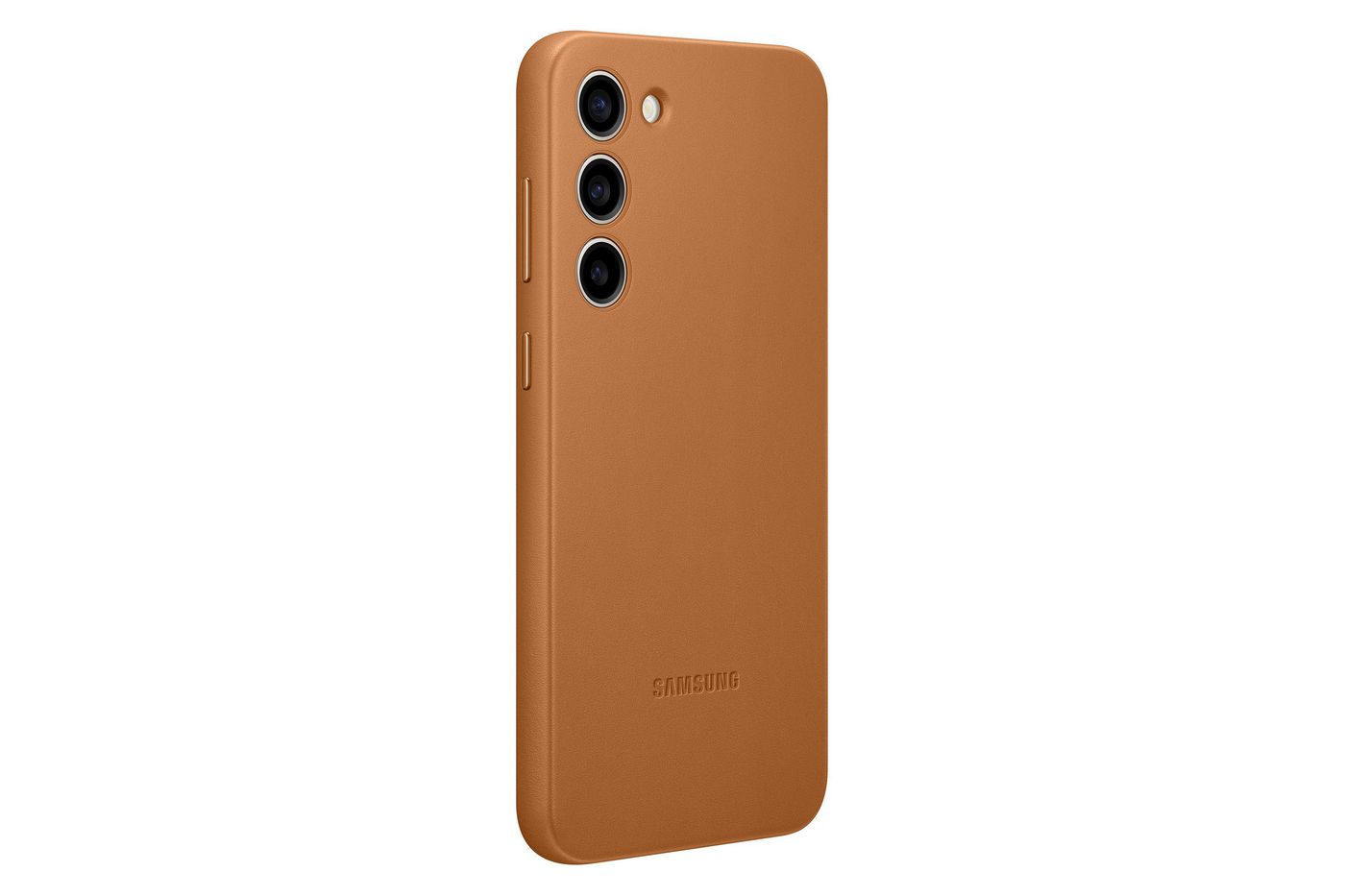 Samsung Leather Cover - For Samsung Galaxy S23+ - Camel