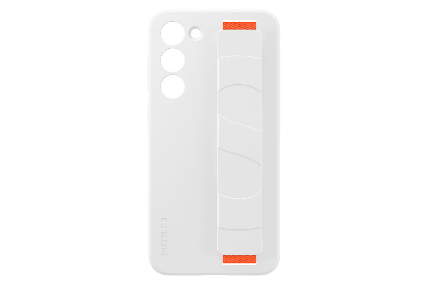 Samsung Silicone Grip Cover - For Samsung Galaxy S23+ - White