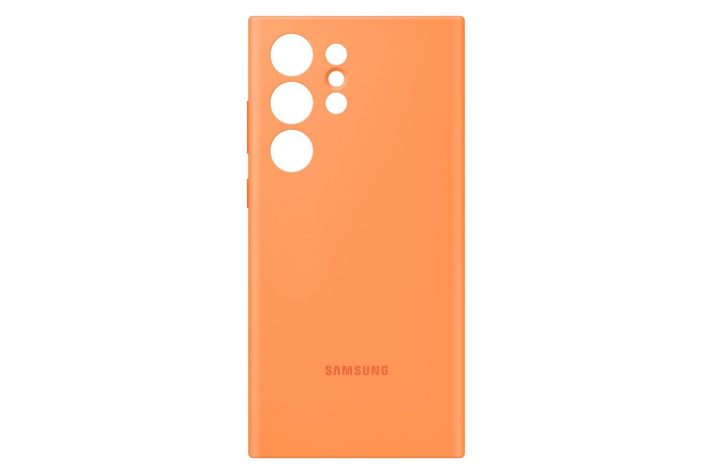SAMSUNG Silicone Case für Galaxy S23 Ultra orange