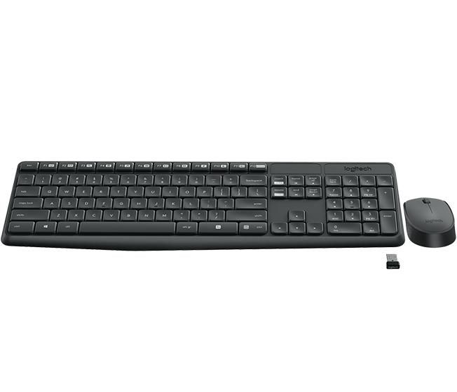 LOGITECH MK235 Wireless Keyboard and Mouse GREY (HUN)
