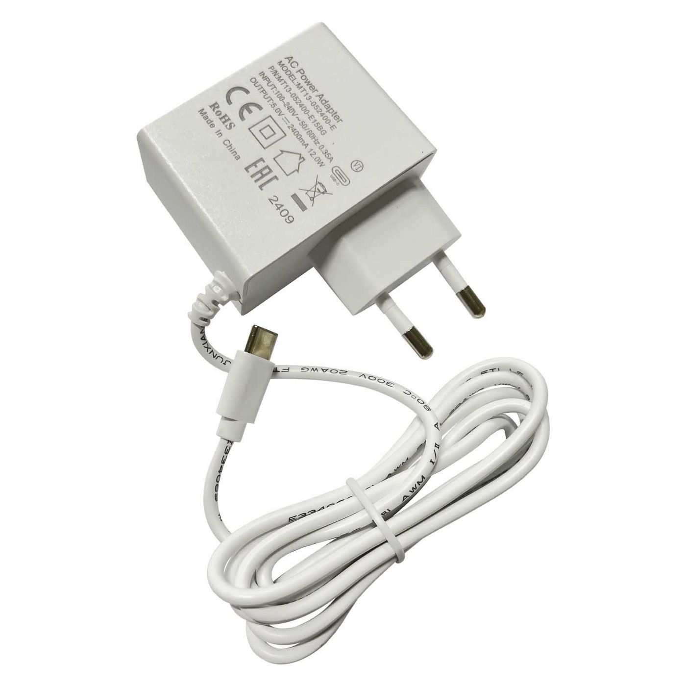 MikroTik MT13-052400-E15BG W128235168 5V 2.4A 12W USB power supply 
