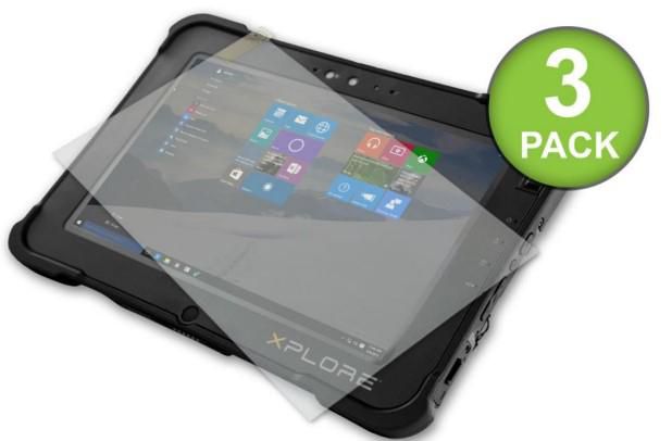 ZEBRA - Schutzhülle für Tablet-PC-Display (Packung mit 3) - für XSLATE L10