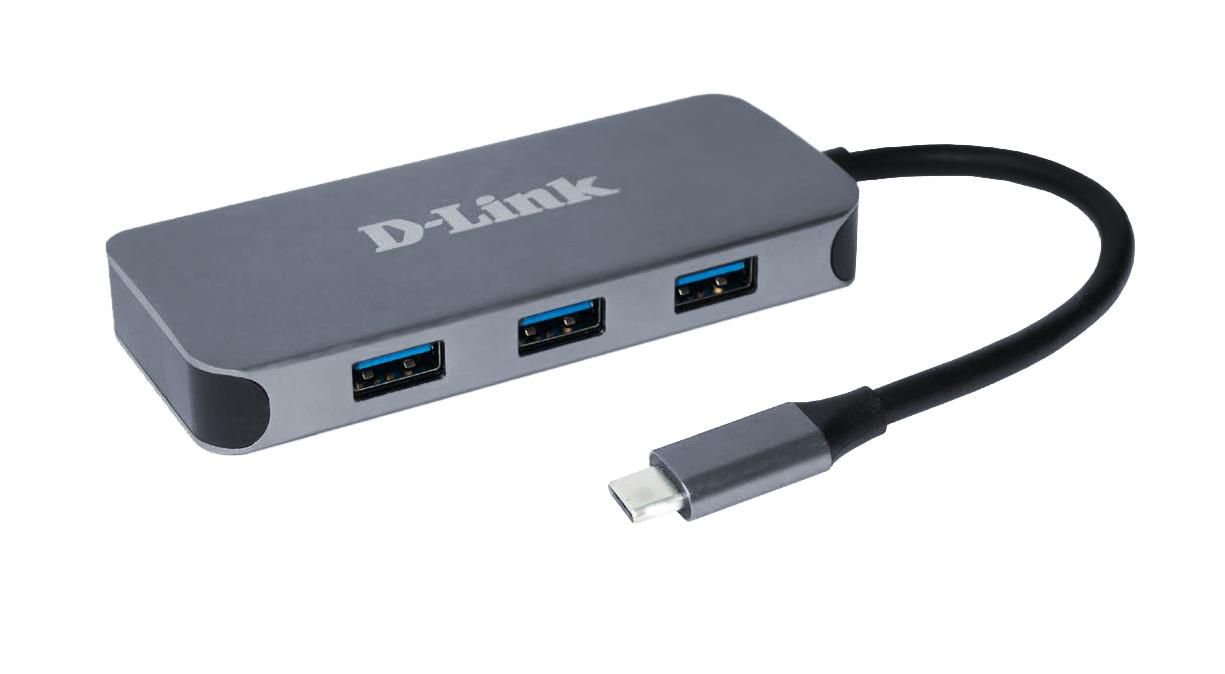 D-Link DUB-2335 W127207505 6-in-1 USB-C Hub with 