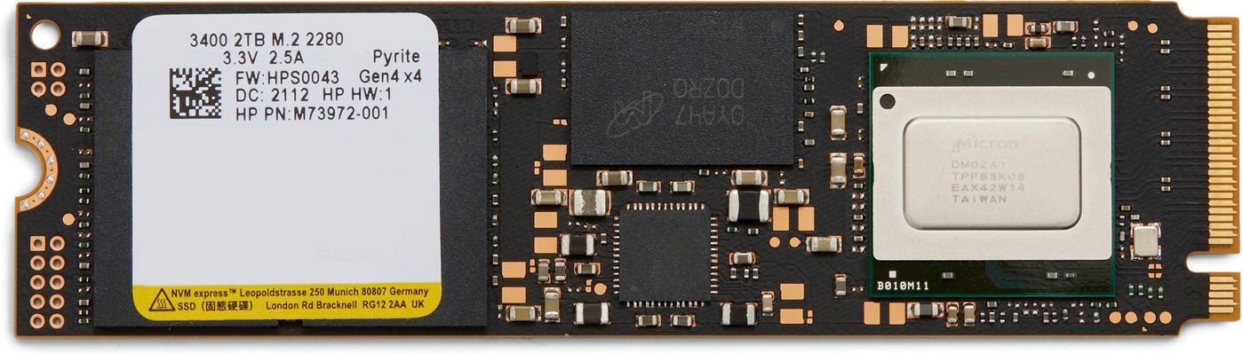 2TB PCIE-4X4 NVME TLC