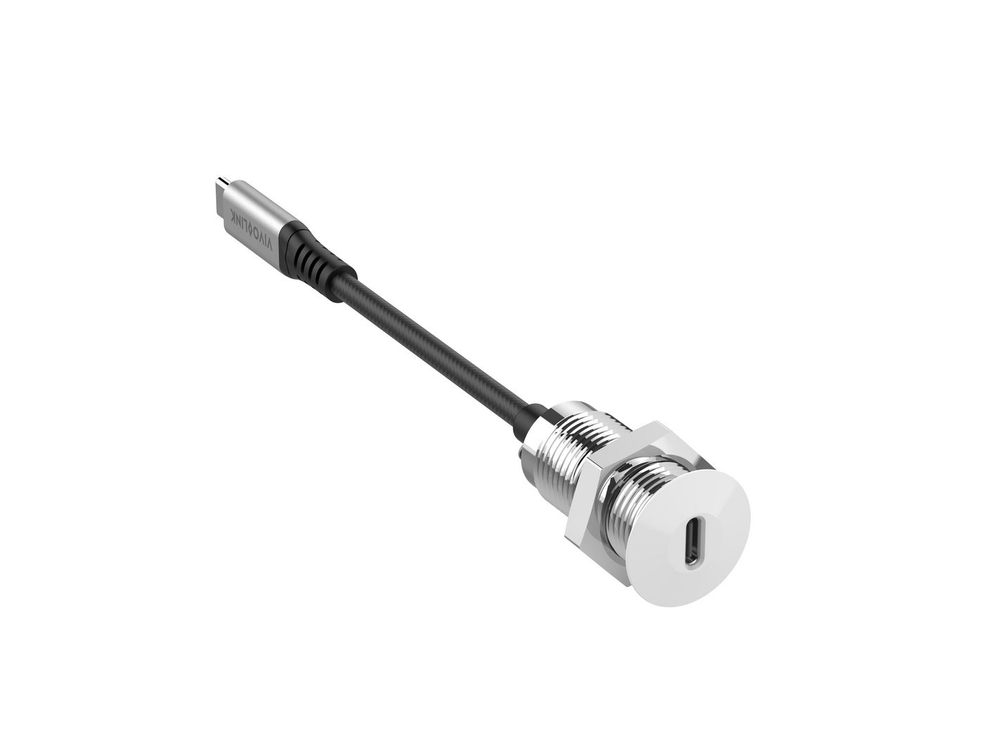 EET Vivolink USB-C Desk socket white with (PROUSBCMF0.3SOCKET-W)