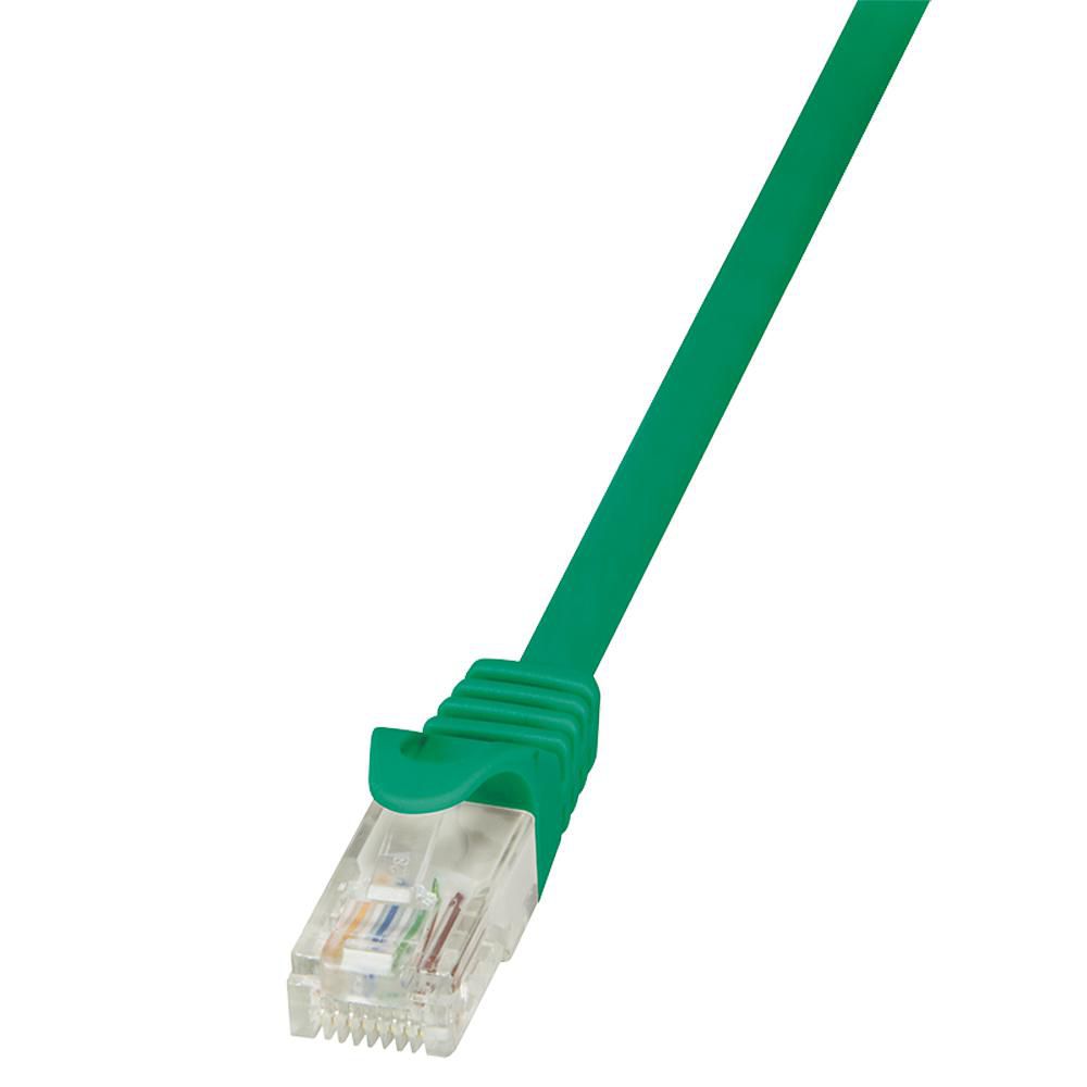 LOGILINK CAT6 U/UTP Patch Cable AWG24 grün 0.50m Econ Line