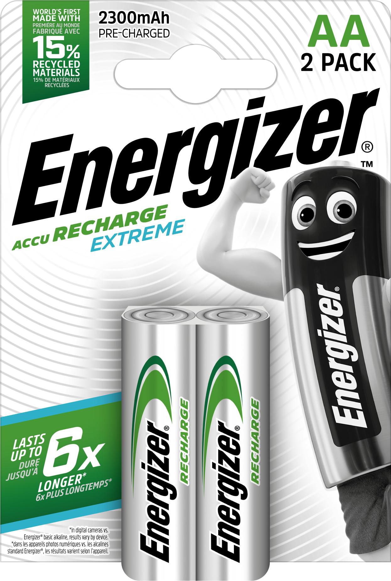 Energizer E300624500 W128253660 Accu Recharge Extreme 2300 Aa 