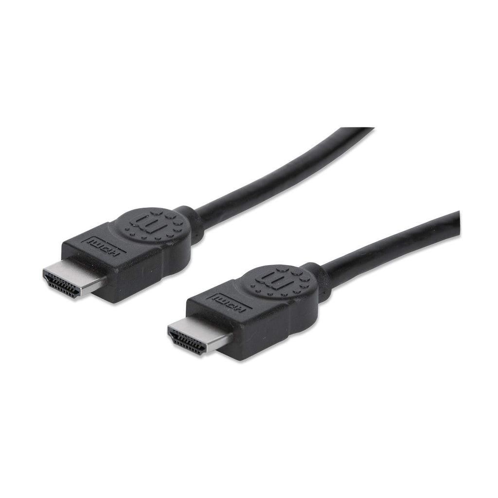 MANHATTAN HDMI St.mit Ethernet >HDMI St. 15,0m schwarz