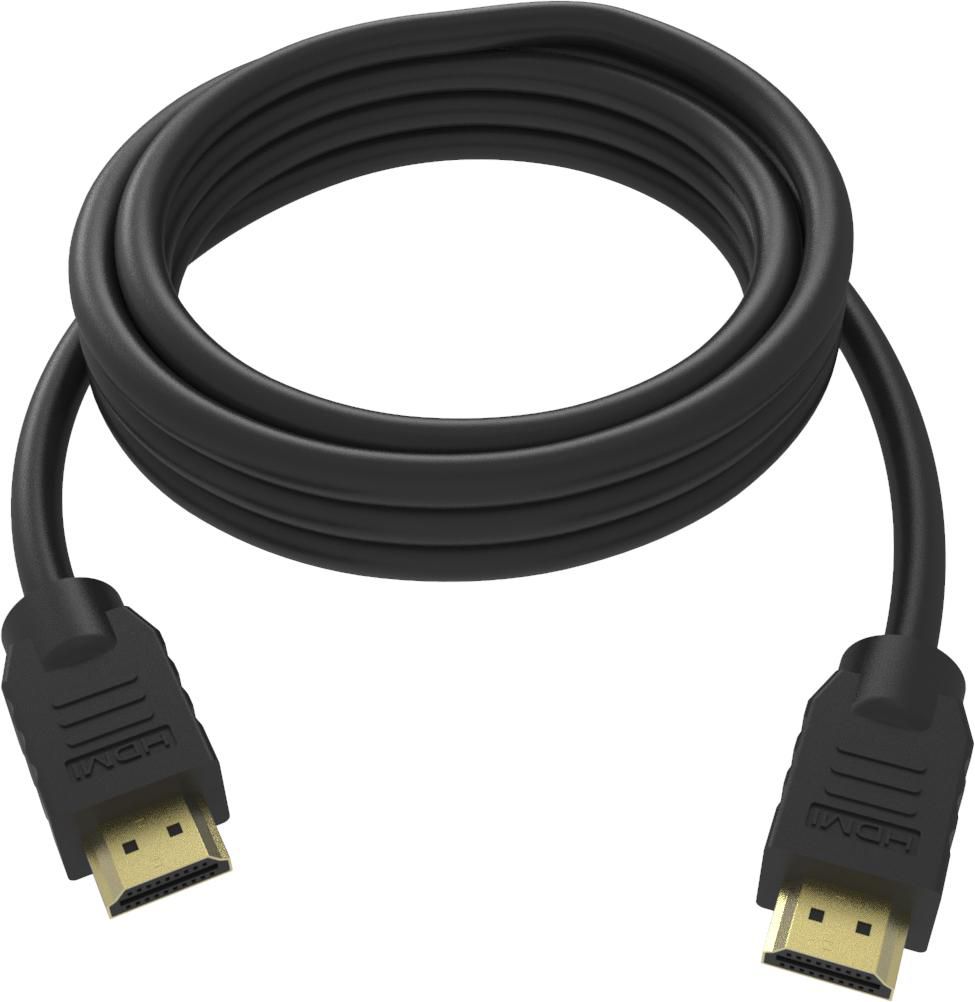 VISION Professional - HDMI mit Ethernetkabel - HDMI (M) bis HDMI (M) - 3 m - Schwarz - 4K Unterstütz
