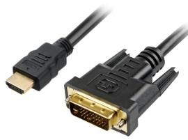 SHA HDMI -> DVI-D (24+1) bk 1,0m