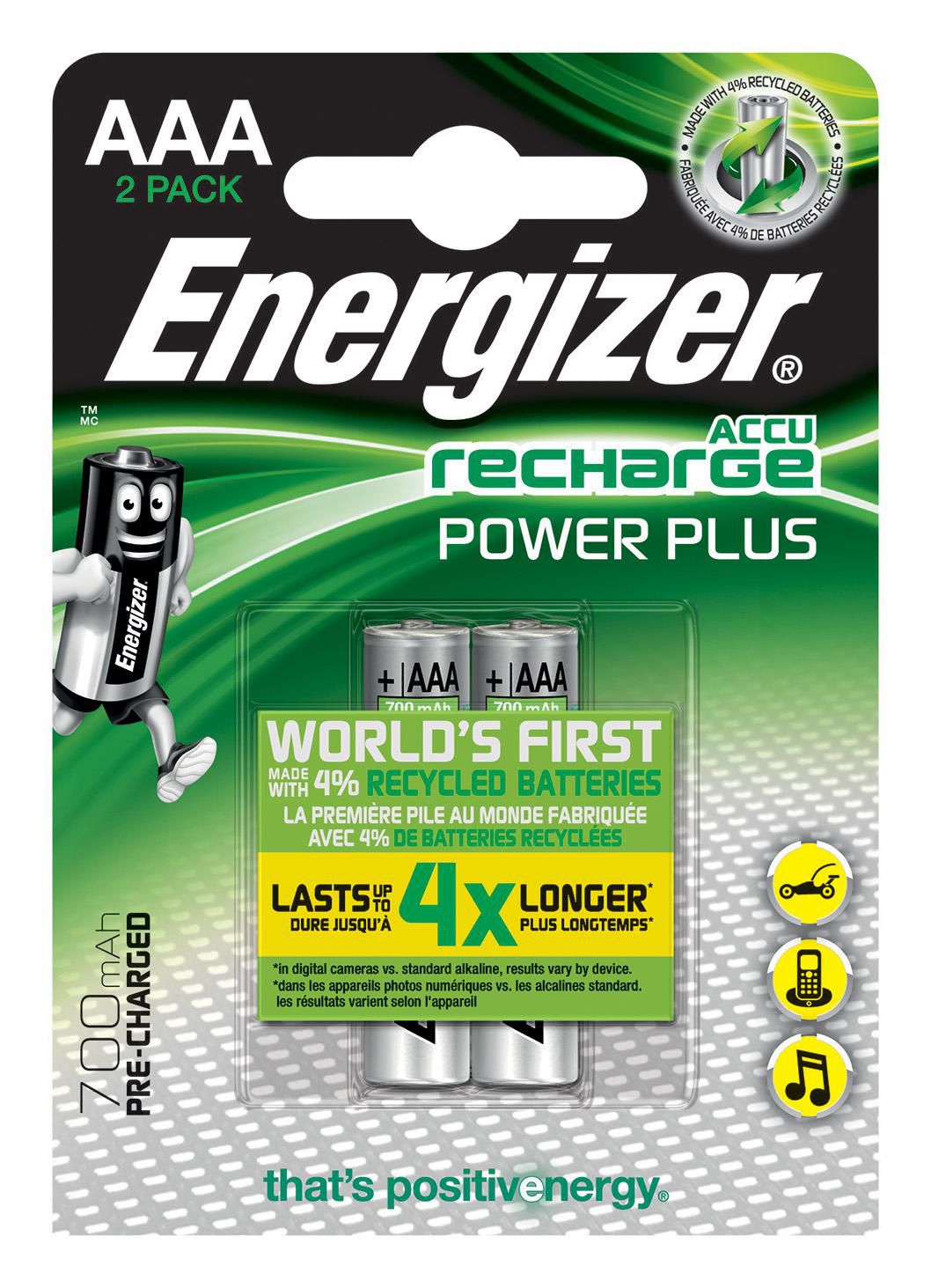 Energizer E300626500 W128253673 Power Plus Aaa Rechargeable 