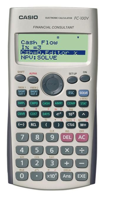 Casio FC-100V W128258386 Calculator Pocket Financial 