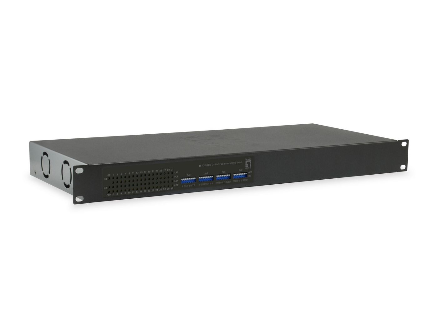 LevelOne FGP-3400W760 W128253836 34-Port Fast Ethernet Poe 