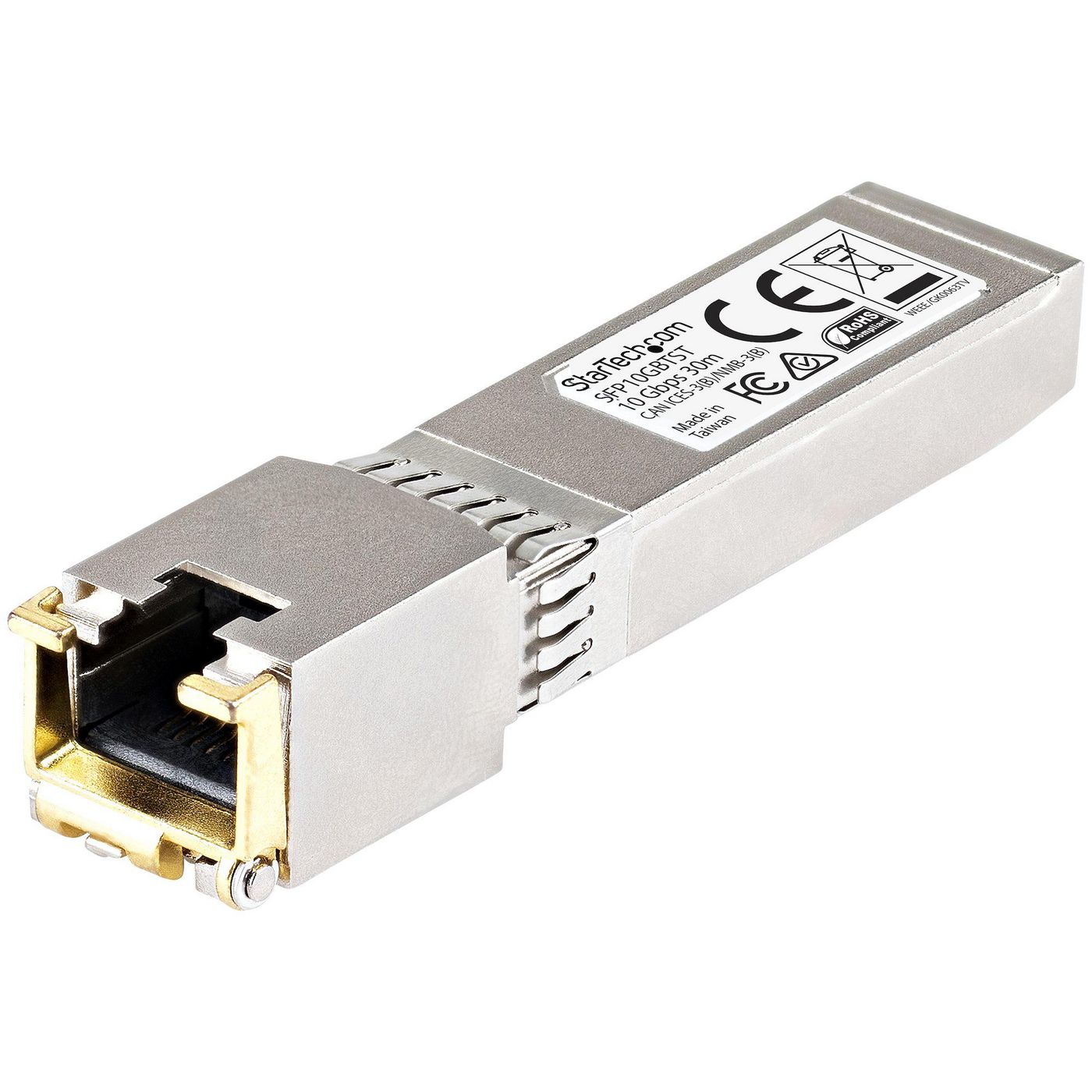 STARTECH.COM Cisco kompatibles SFP+ Transceiver Modul - 10GBASE-T - SFP+ Transceiver - 30 m