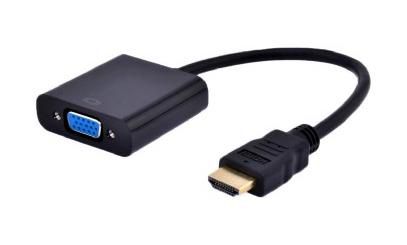 GEMBIRD A-HDMI-VGA-03 VGA HDMI Schwarz Kabelschnittstellen-/adapter (A-HDMI-VGA-03)