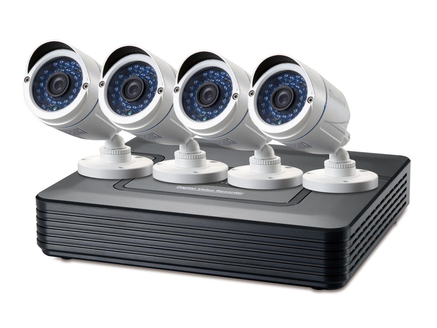 LevelOne DSK-4001 W128254343 Video Surveillance Kit Wired 