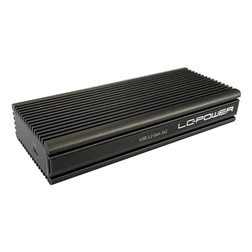 LC-POWER SSD-Gehäuse LC-M2-C-NVME-2X2 - M.2-NVMe