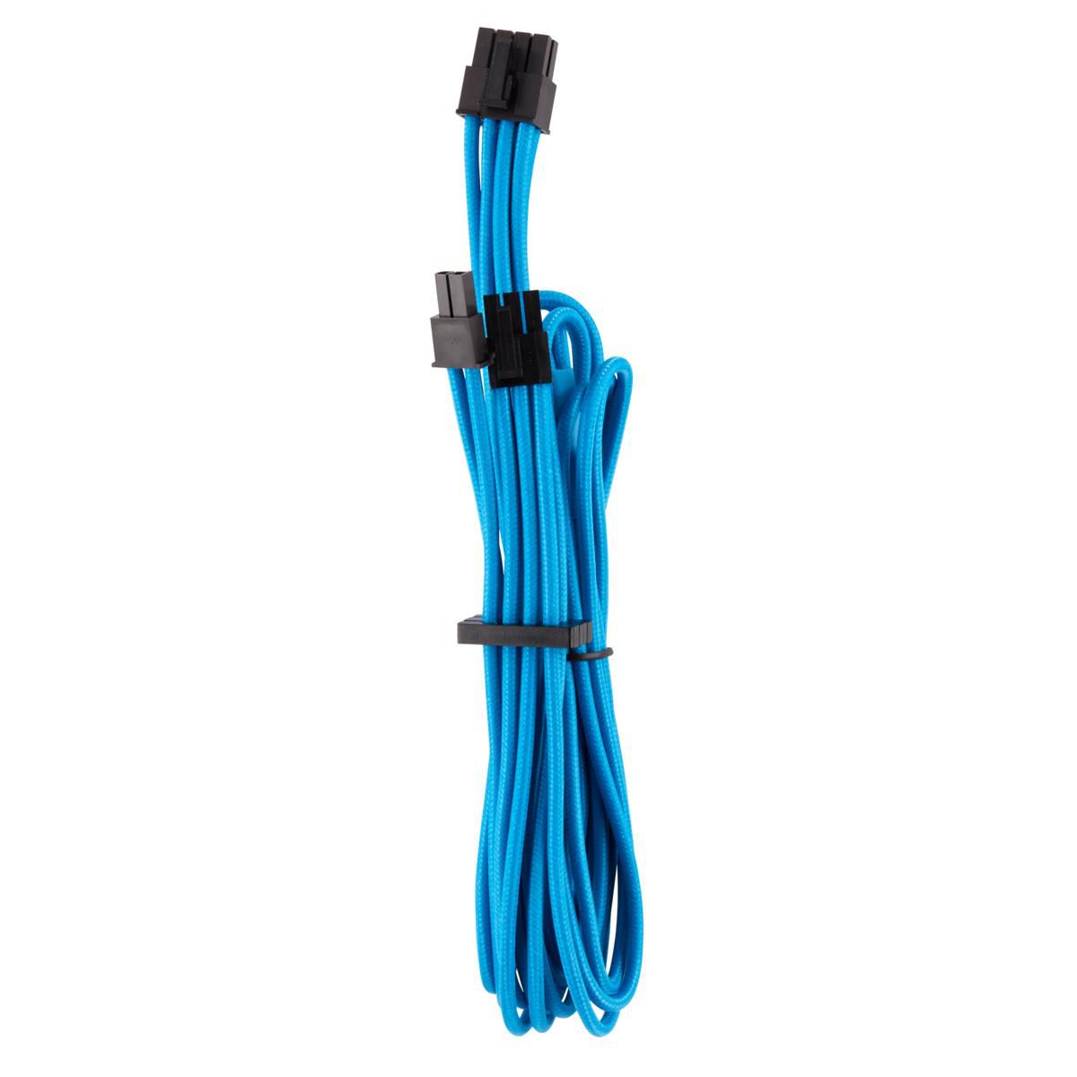 CORSAIR Premium Sleeved PCIe Cable blau
