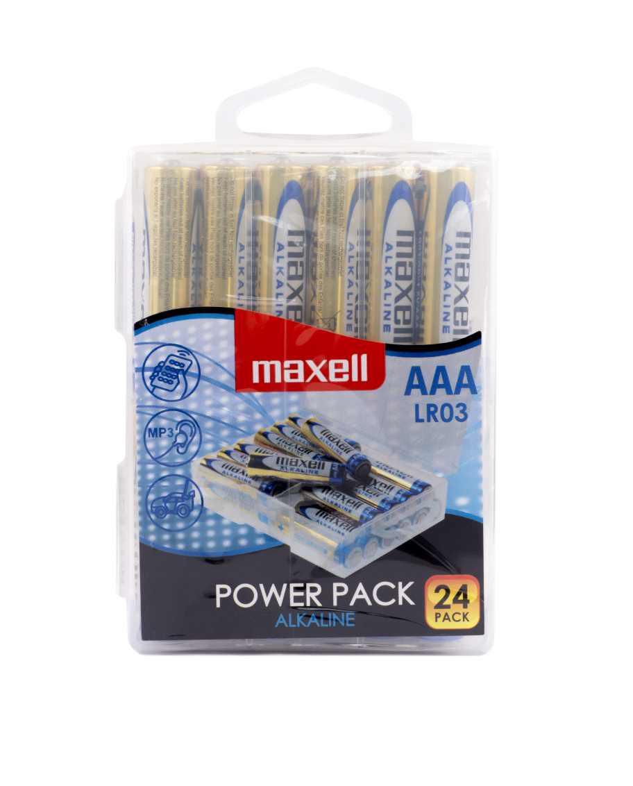 MAXELL Batterie Alkaline AAA Micro LR03 24St.