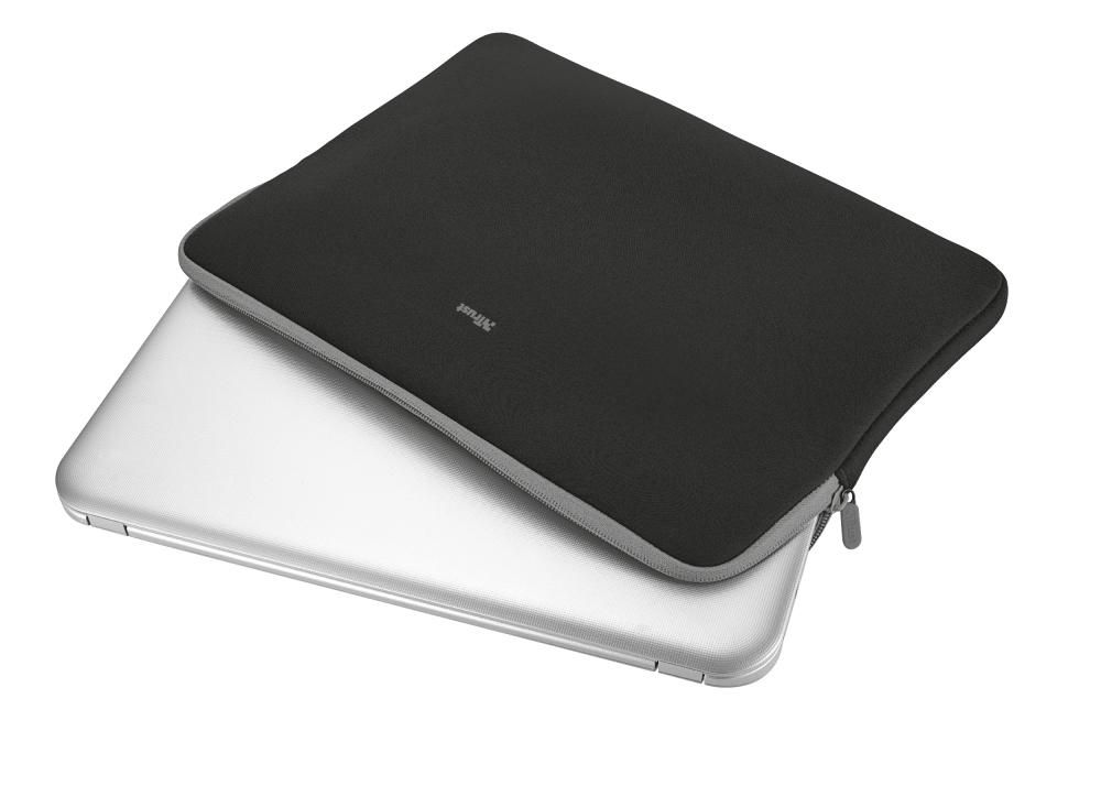 TRUST Notebook Hülle Primo Soft Passend für maximal: 39,6 cm (15,6\") Schwarz