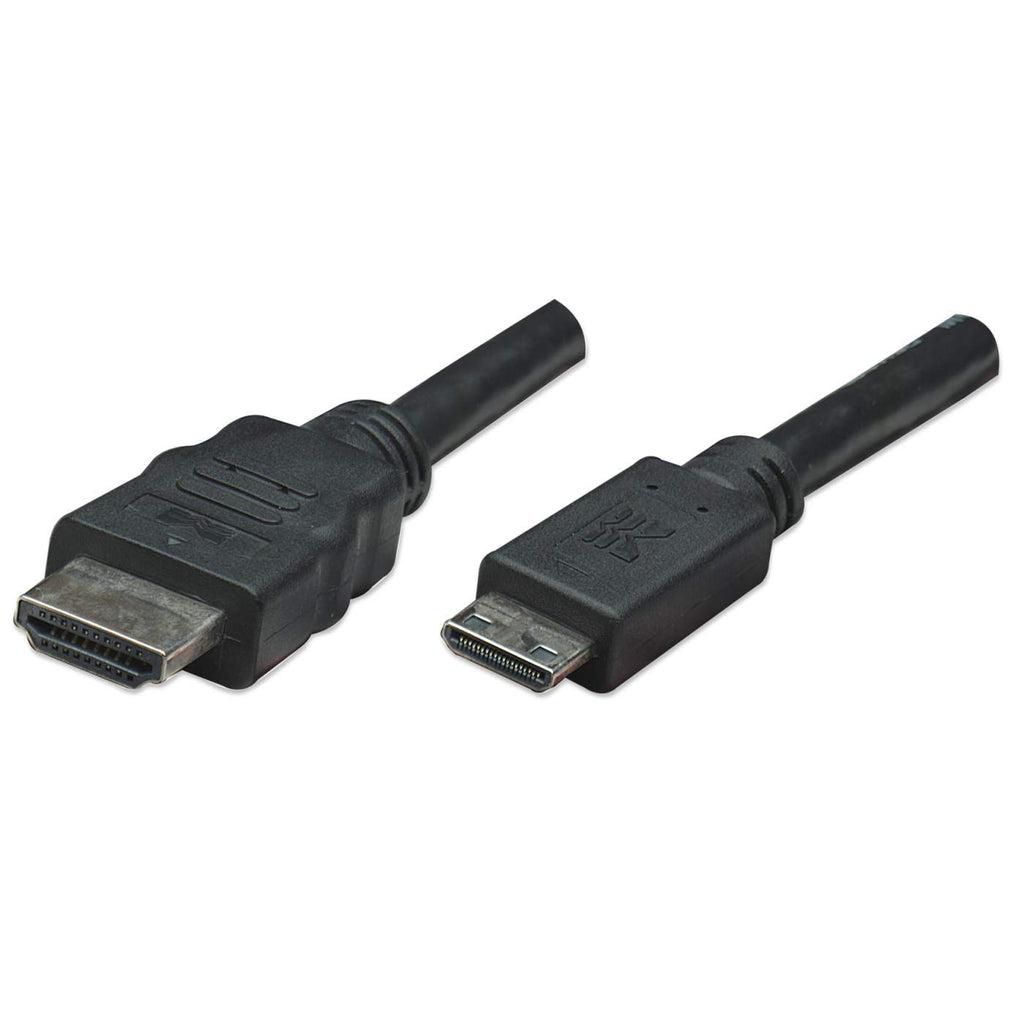 MANHATTAN Kabel Monitor MANHATTAN HDMI-St.> HDMI-St.(mini) 1,8m [bk]