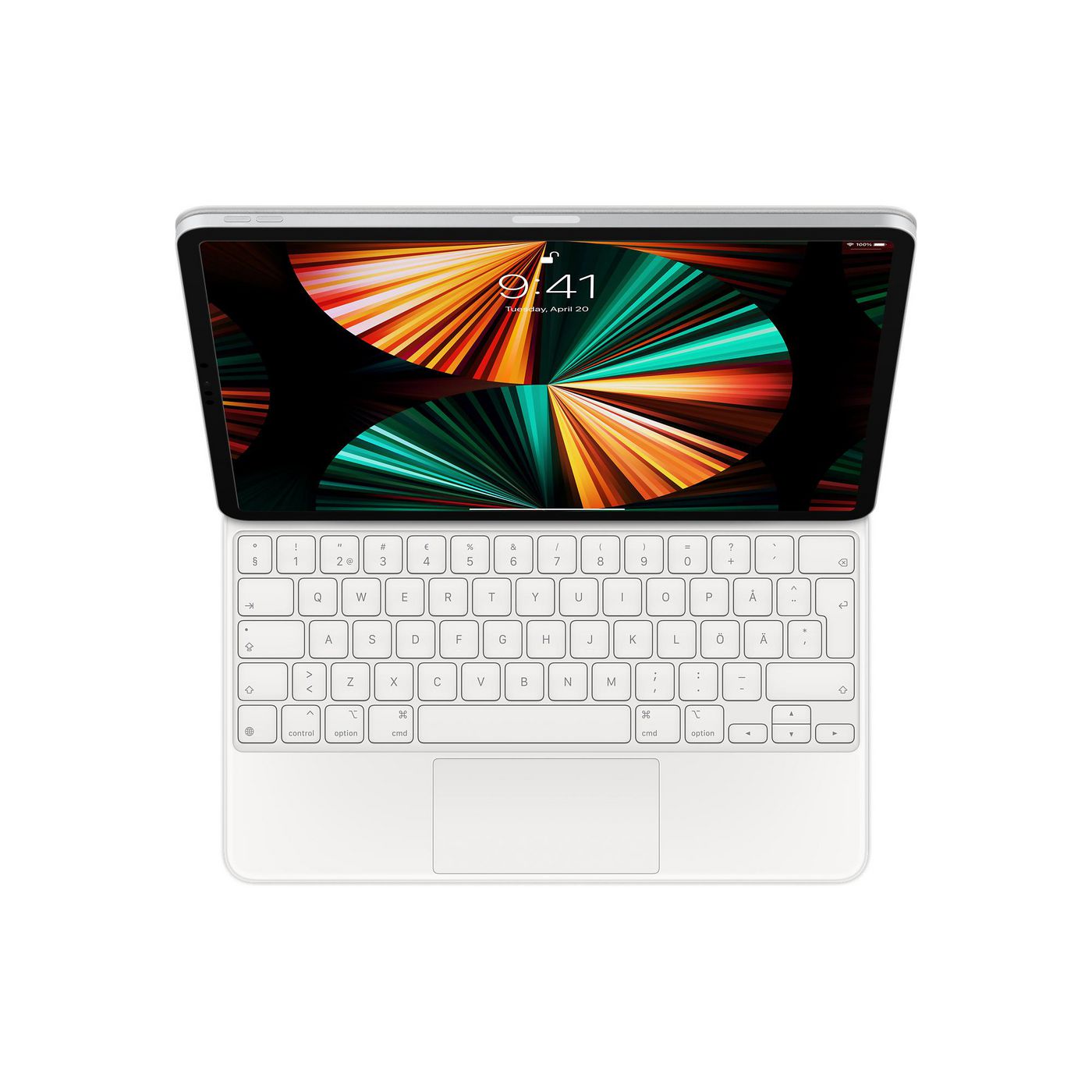 APPLE Magic Keyboard for iPad Pro 12.9inch (5th generation) - Swedish - White