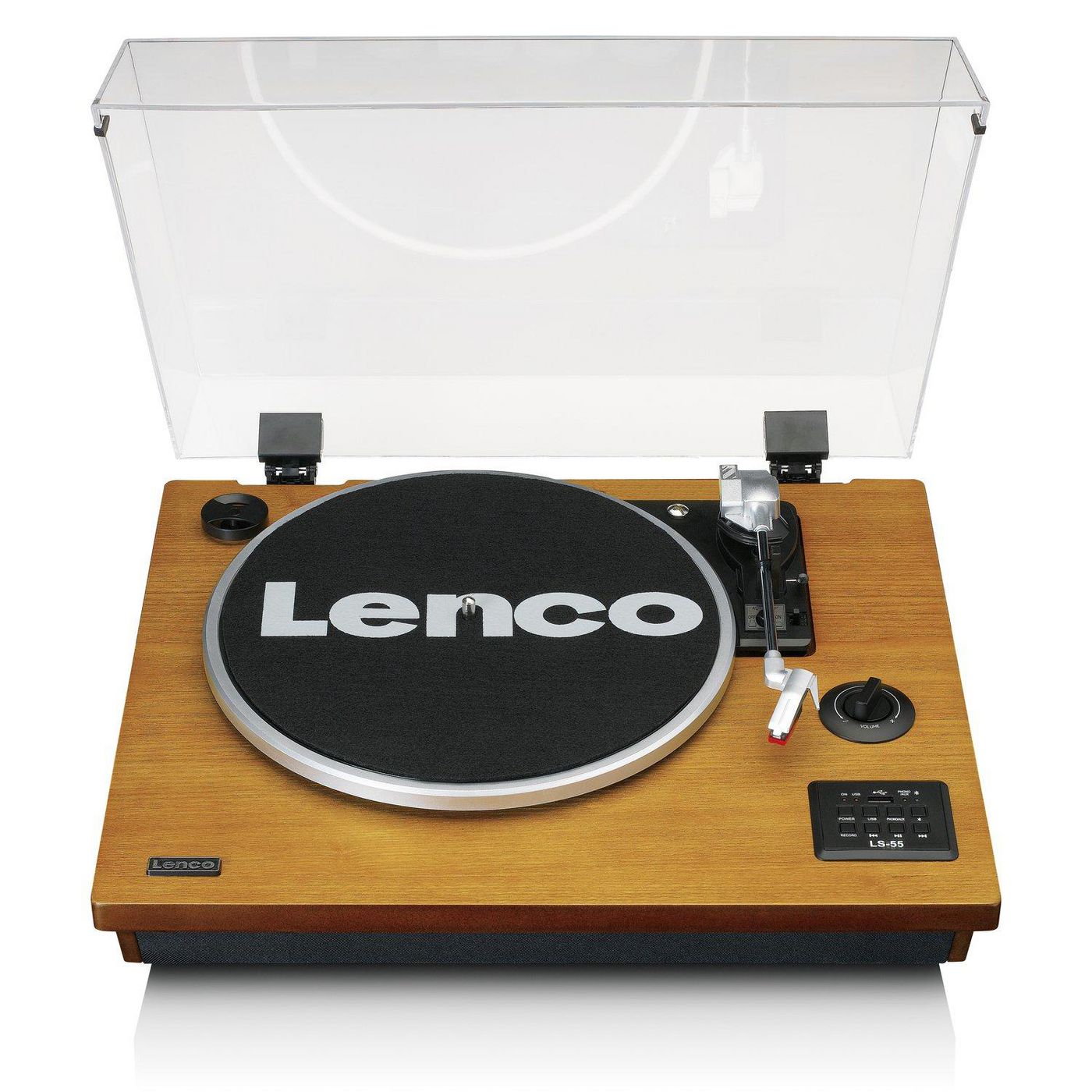 LENCO LS-55 - Plattenspieler - 2 x 5 Watt - Holz