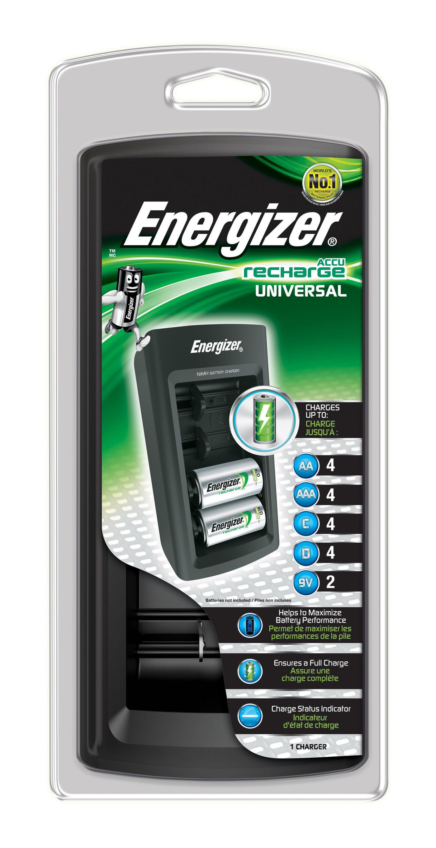 Energizer E301335800 W128271967 Universal Charger Ac 