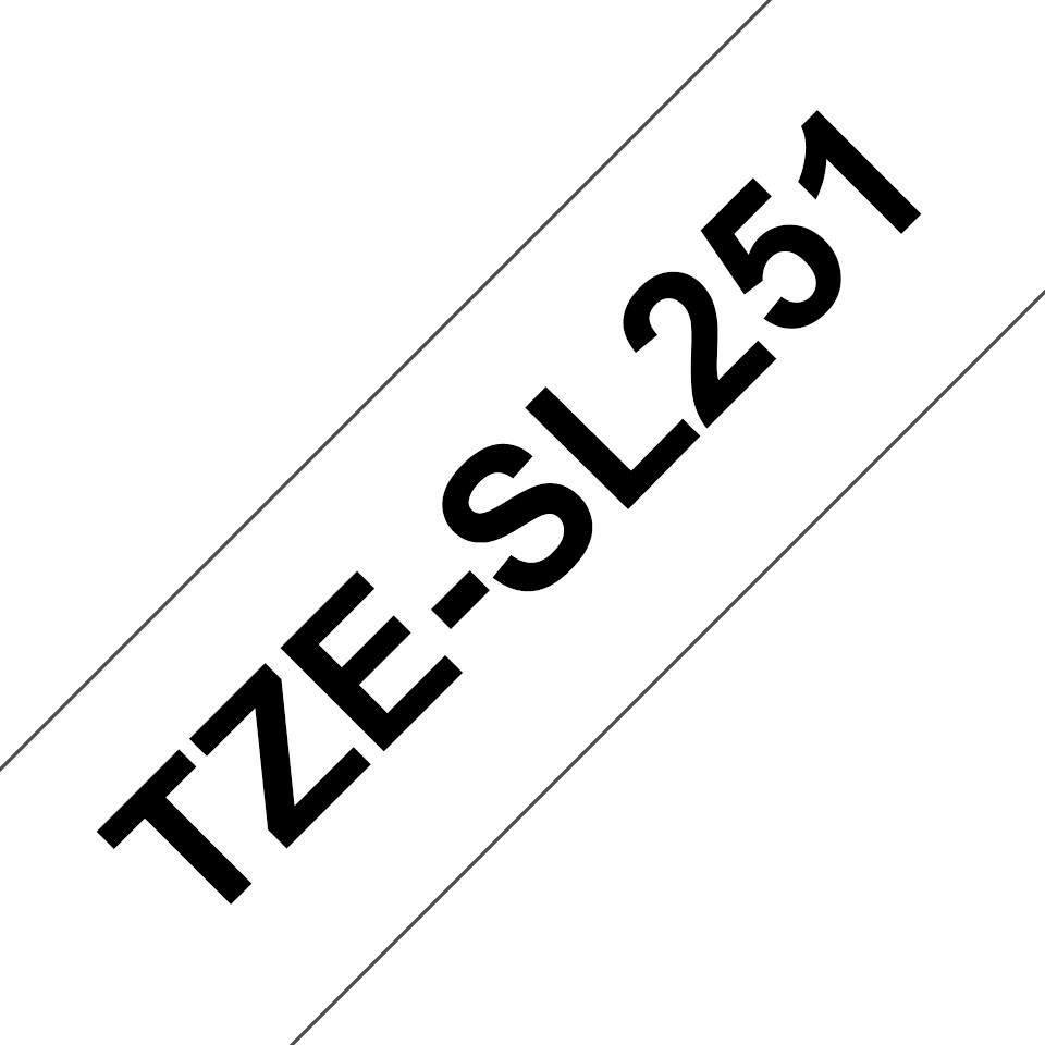 Brother TZESL251 W128256344 Tze-Sl251 Printer Ribbon Black 