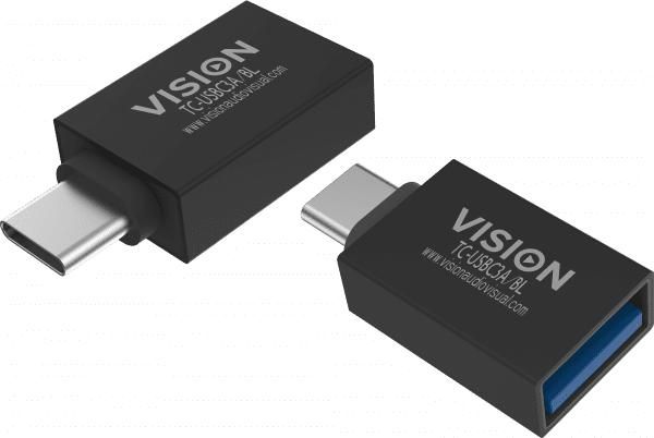 VISION Professional - USB-Adapter - USB-C (M) bis USB Typ A (W) - USB 3.0 - Schwarz