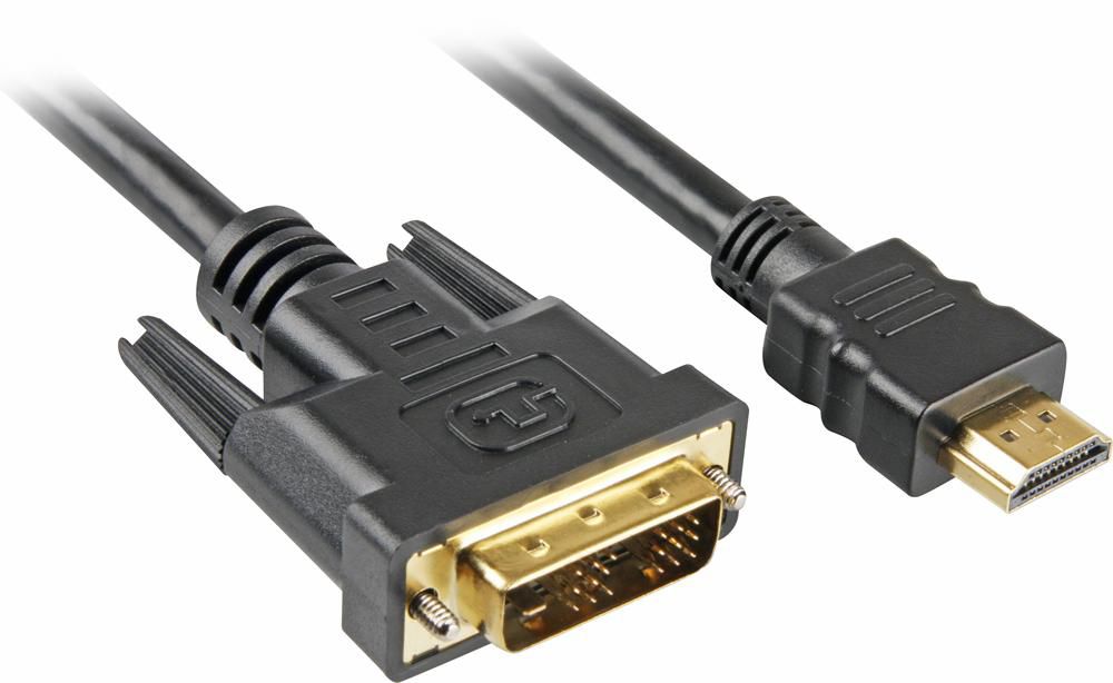SHARKOON SHA Kabel HDMI -> DVI-D (18+1) 5,0m