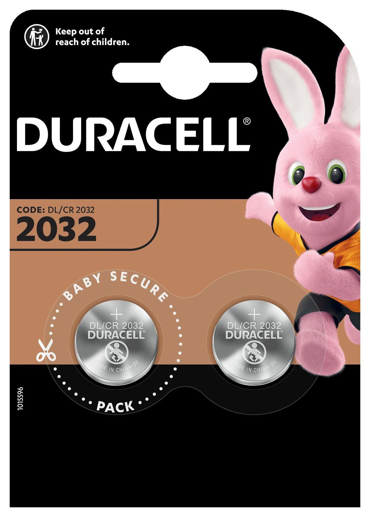 Duracell 203921 W128257040 2032 Single-Use Battery 