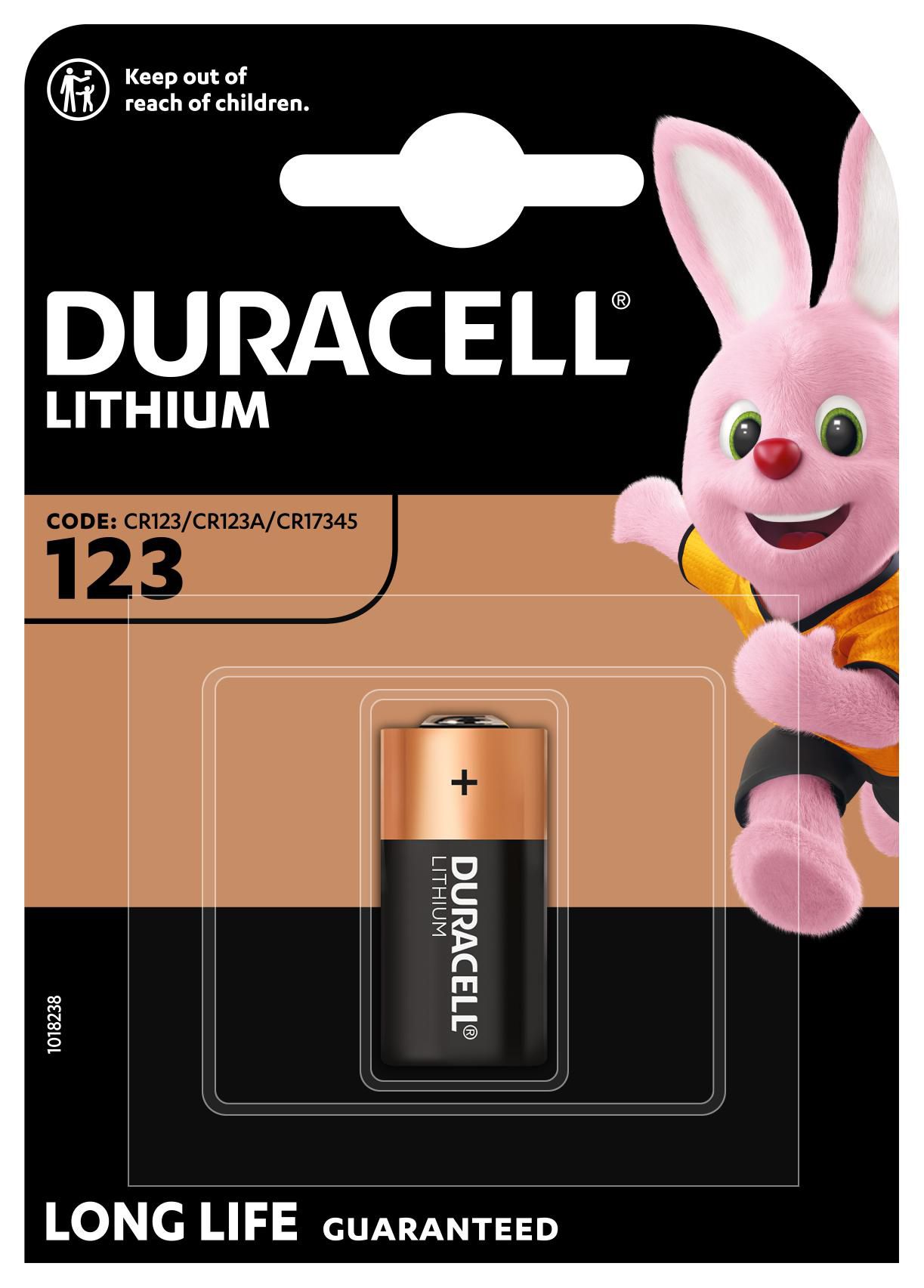 Duracell 123106 W128257215 Household Battery Single-Use 