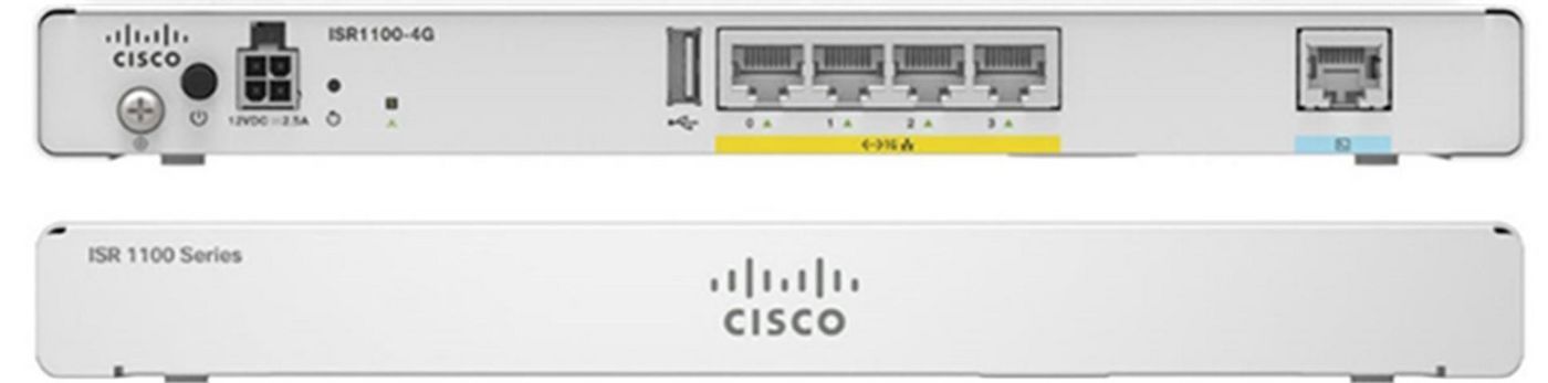 Cisco ISR1100-4G W128277237 Wired Router Gigabit Ethernet 
