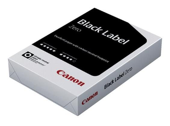 CANON Black Label Zero Papier, A4, 5x500 Blatt 80g klimaneutral im Karton