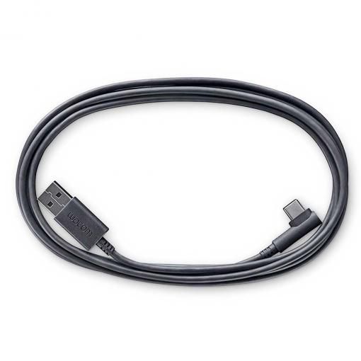 WACOM - USB-Kabel - Mini-USB, Typ B (M) gewinkelt bis USB (M) gerade - 2 m - für Intuos Pro Large, M