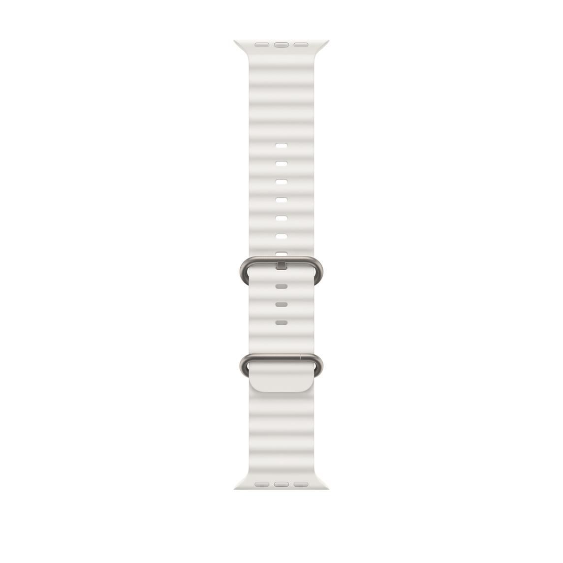 APPLE Ocean Armband für Watch Ultra 49mm weiß One Size Armband für 130?200 mm Umfang Kompatibilität