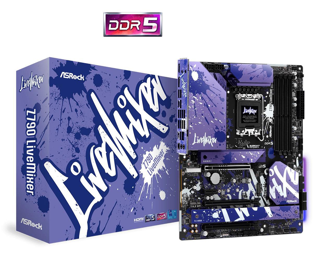 Asrock 90-MXBK10-A0UAYZ W128279557 Z790 Livemixer Intel Z790 Lga 