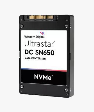 WESTERN DIGITAL SSD 15360GB WDC 2,5\" Ultrastar SN650 NVme U.3 PCIe4.0 BICS5 intern