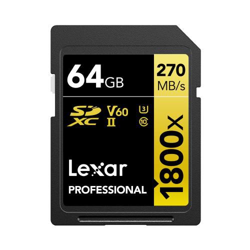 Lexar LSD1800064G-BNNNG W128281065 Memory Card 64 Gb Sdxc Uhs-Ii 